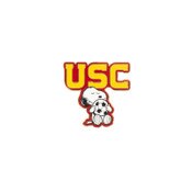 USC Trojans Cardinal Arch Snoopy Soccer Love Pin